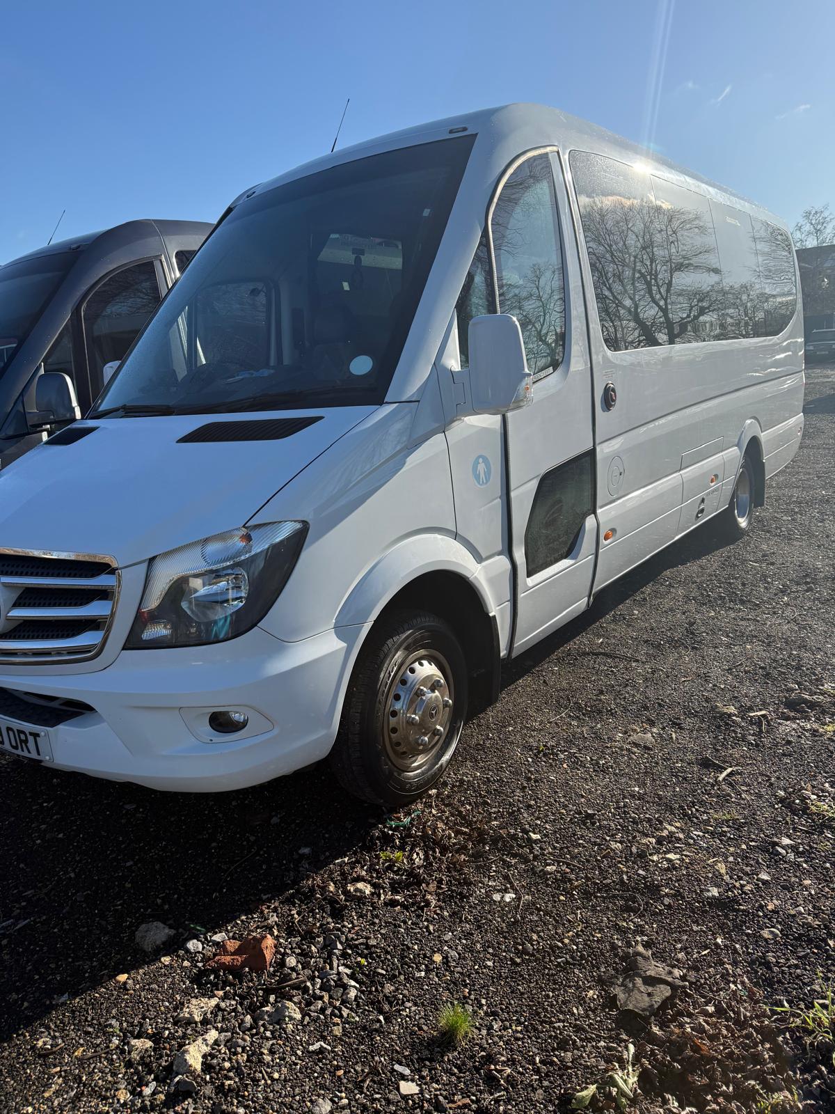 Angled view of CityStream minibus
