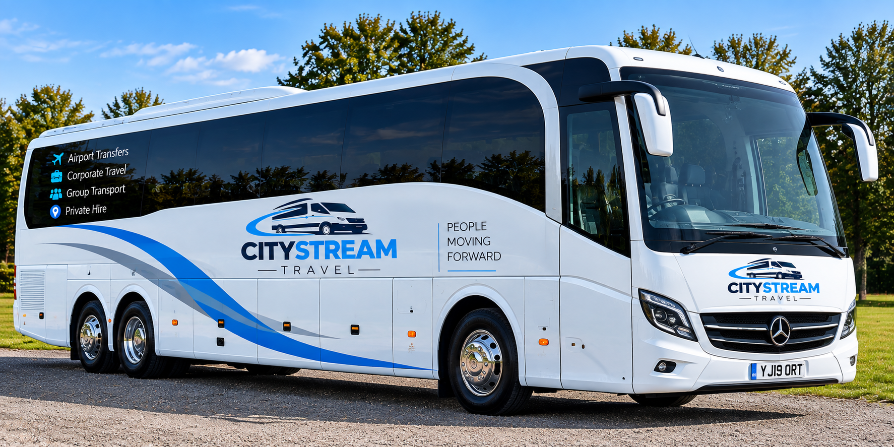 CityStream minibus parked outdoors